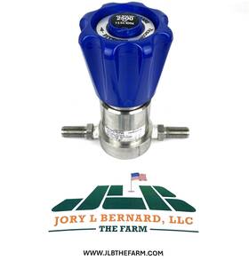 26-1764-24 Tescom Back Pressure Regulator Model 1/4 Inch Fnpt 2500psi Sst Used
