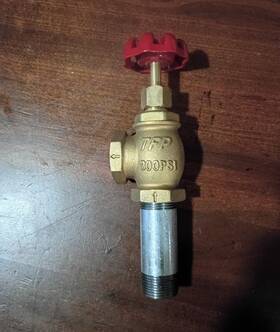 Md250z Tfp 3/4in Brass Manual Globe Valve For Water 300 Psi Class