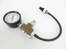Lhda0521111h The Lee Company 3-way Solenoid Valve And Pneumadyne A0-30-5 Pasco 15 Psi Gauge
