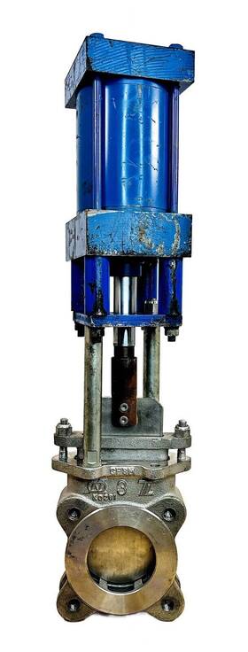 Tbmaus13a Tl 3 Inch -150 Knife Gate Valve With Pneumatic Actuator
