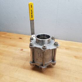Top-flo-tf4 Top-flo Tf4 Series 2-way Sanitary Ball Valve 4 Inch 316 Stainless 1000 Wog