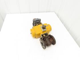 Dxp-t21gneb Topworx Tufline 067 Pneumatic Actuator 2 Inch Flanged Ball Valve Valvetop Positioner