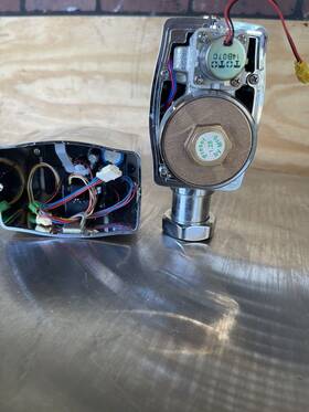 Tet1ln Toto Tet1ln#cp Automatic Flush Valve Ecopower Chrome Parts