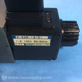 W-22b-18-a1 Toyo-oki 100v 50/60hz Valve 0020