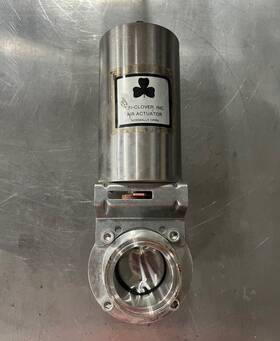 Tri-clover B53-6200-2-e-s Tri-clover Inc. Pneumatic Actuator And Butterfly Valve