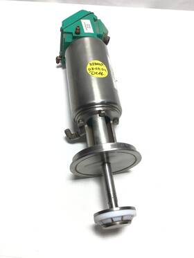 761tr-30m-29l-3-316l-36-a Tri-flo Stainless Steel Air Actuated Valve