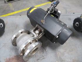 F79u-090stc Tyco Dn100 372901 Single Acting Actuator Ball Valve 4 Inch 316ss R/f
