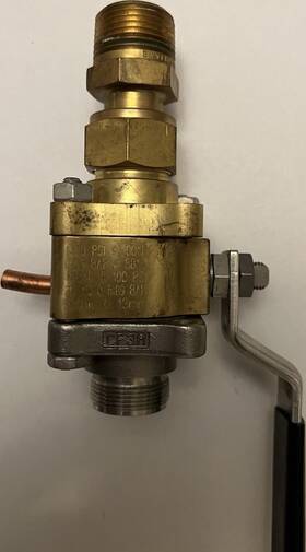 B-63tdvr8-jl Tyler B-66tdvr8-jl Swagelok Brass Manual Ball Valve 1/2 In 1000 Psi Air Water