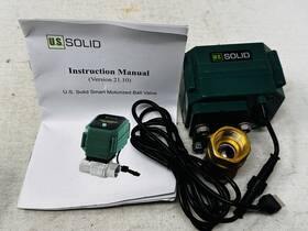 Jfmsv00083 U.s. Solid Smart Motorized Ball Valve 3/4in Full Port Ss Usb Connection