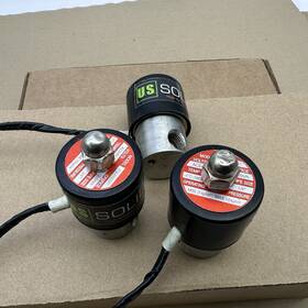 Jfsv00065-cp45 U.s. Solid Lot 3 U. S. 1/4 Inch Stainless Steel Solenoid Valve 12v Dc Normally Closed