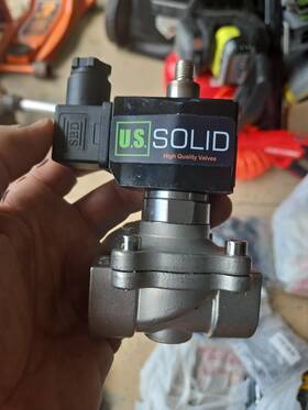 Jfsv00112 U.s. Solid 3/4 Inch Electric Solenoid Valve 110v Ac Stainless Steel N/o No Nut