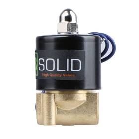 Jfzsv00007 U.s. Solid Zinc-alloy Solenoid Valve 1/4 Inch Electric Water Dc 12v