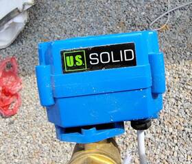 Uss-msv00010 U.s. Solid Motorized Ball Valve 1/2 Inch Brass 9-24v Ac/dc - Great Condition