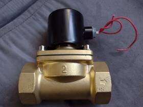 Uss2-00004 U.s. Solid 2 Inch Brass Electric Solenoid Valve 12v Dc Normally Closed Water Air Oil