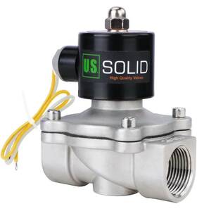 Uss2-00011 U.s. Solid U. S. 1 Inch Stainless Stee Electric Solenoid Valve 110vac Normally Closed Air