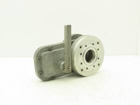 S482 Vacuum Research Company 2 Inch Flanged Knife Manual Gate Valve Rubber Seat