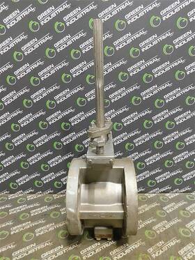138132 Valtek Used 2 Inch Stainless Steel Ball Valve Class 150