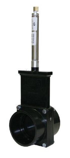 Valterra 019079093011 9301 Abs Gate Valve Black 3 Inch Slip Metal Air Cylinder