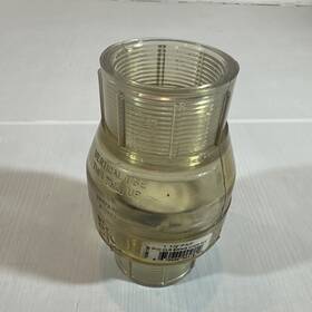 1520c15f Valterra Products 1 - 1/2 Inch Clear Pvc Swing Check Valve Slip No Spring