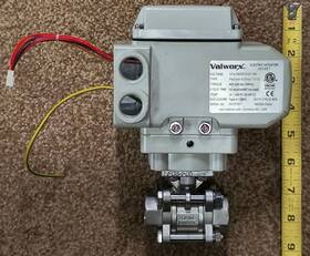 561857 Valworx 3/4 Inch Ss Ball Valve With Electric Actuator - For Parts