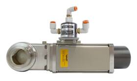 01032-ke11-aok1 Vat Mini Uhv Gate Valve Assembly With Purge Working Surplus