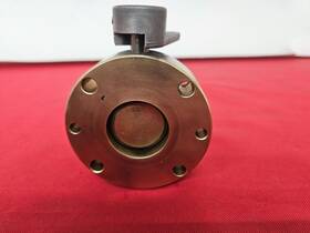 0126-008 Veeco Accumulator Butterfly Valve From A Ms17 Or Ms170 Leak Detector