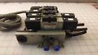 Vfs2200 Smc Lot Of Solenoid Valves Manifold