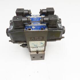 Dg4v-3-c-m-u1-t-7-50 Vickers Hydraulic Stack Valve Regulator Check Manifold 110v