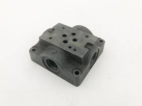 Dgms-3-1e-10-s Vickers Hydraulic Subplate Cast Iron 3600psi Sae 8 Ports