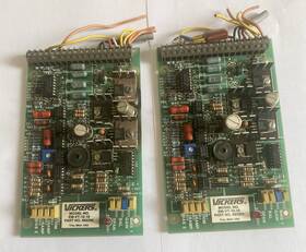 Vickers Em-vt-12-10 2 Used Valve Control Board Part No. 682296 Untested