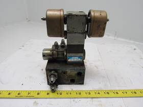 Xm1-3fk1-30-ja Vickers Flui-trol Hyd. Flow Control Valve& Solenoid Block Assyft