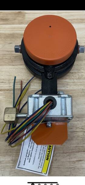 V040775205 Victaulic 4 Inch Butterfly Valve Firelock Series 705 114.3mm 300 Psi