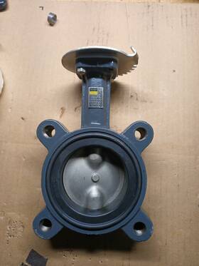 22076 Viega Propress Butterfly Valve 4 Inch Pipe Flange 200 Psi. Missing Piece