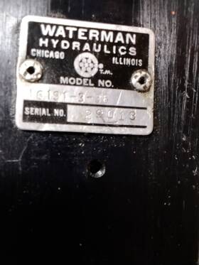 16191-3-36 Waterman Hydraulics Solenoid Valve Z14
