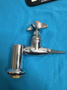 L2880-131wsa Watersaver Gas Needle Valve 1/2 Psi Orange Cda Label