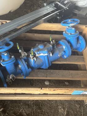 009-rp Watts 009 Rp 3 Inch Industrial Backflow Preventer Used Needs Rebuild