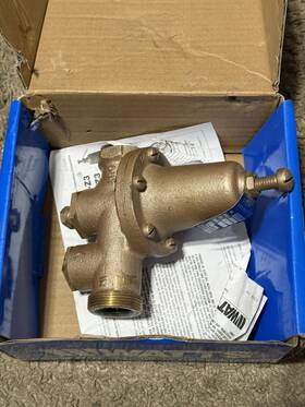 Watts 098268007800 3/4 Inch Copper Fpt X Water Pressure Reducing Valve Asis For Parts Read Desc