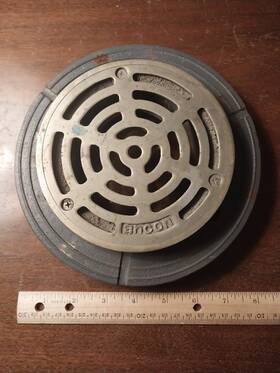 B3-xyc Watts Floor Drain 8 Inch Clamp Collar Ancon Grate Strainer For 4 Od