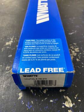 0121326 Watts Brass & Tubular 098268582963 Pressure And Temperature Relief Valve 1/2 Inch