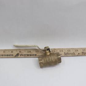 Lffbv-3c-m1 Watts 2-piece Full Port Ball Valve Lead Free Brass 3/4 Inch - Dirty/used