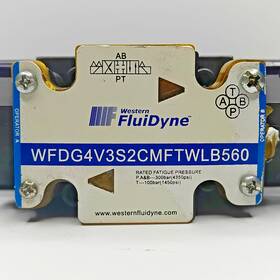 Wfdg4v3s2cmftwlb560 Western Fluidyne Hydraulic Solenoid Valve 120vac