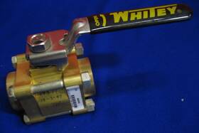 B-65tf16 Whitey 3 Piece 60 Series Brass Ball Valve