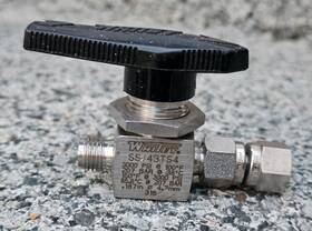 Ss-43ts4 Whitey Stainless Steel Ball Valve 3000 Psi