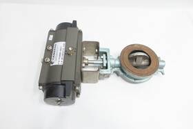 B5110-02-s02-11 Wkm Pneumatic Iron Wafer Butterfly Valve 4in