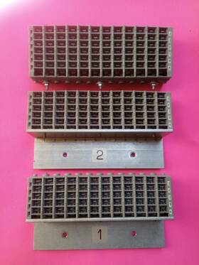 5608 Woertz 5608/1-12 Lot Of 3 Terminal Block Assy