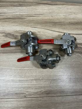466t6n Worcester 3 Flowserve 3/8 Inch Piece Stainless Steel Ball Valves 466t6n-used