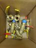 Xv501p-12 Parker Brass Ball Valve Lot Assortment In And