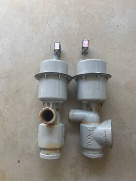 454g5 Yardney 454 G5 Backwash Valve Good Used With Air Actuator Switch Included