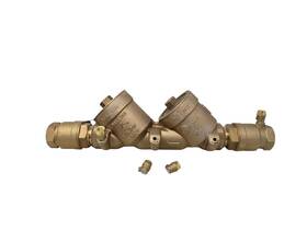 112-950xl Zurn Wilkins 1-1/2 Inch Double Check Backflow Preventer Broken - Used