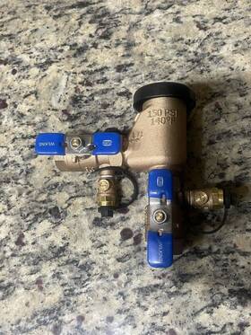 Zurn Wilkins 612052300214 710 3/4 Inch Pressure Vacuum Breaker Assembly